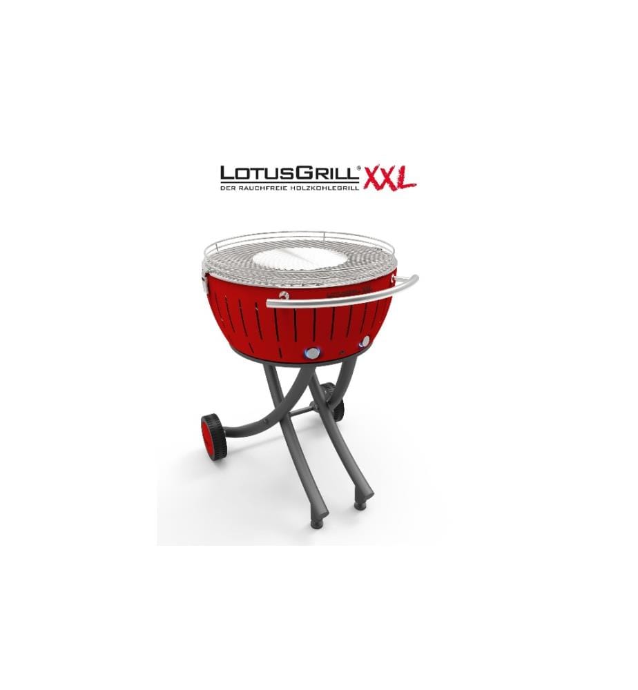LOTUSGRILL - Holzkohlegrill XXL Rot