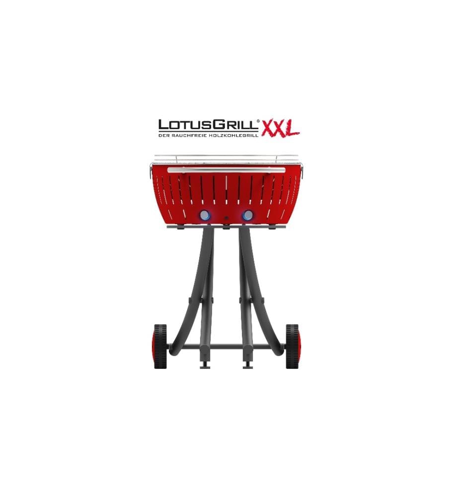 LOTUSGRILL - Holzkohlegrill XXL Rot
