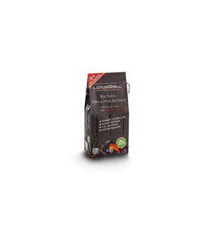 LOTUSGRILL - Charbon de bois  1 kg Sac en hêtre