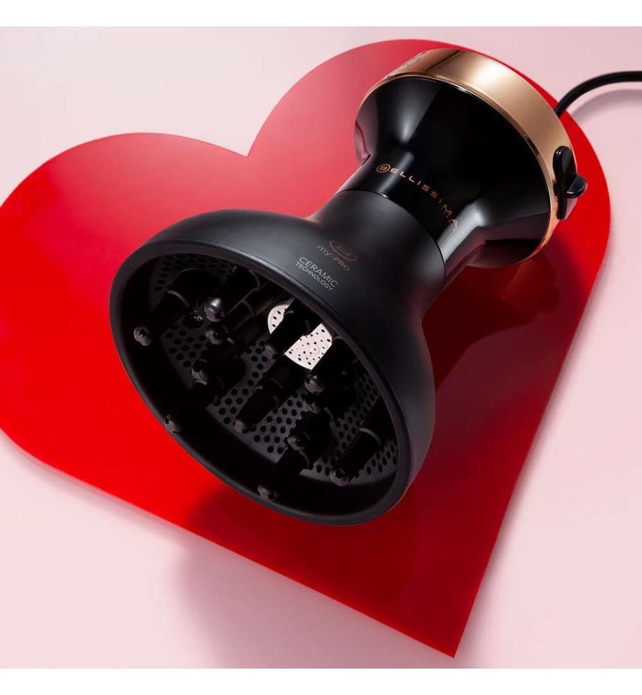 Diffusor für Haartrockner BEL-DPRO-11799 - Schwarz und Pink