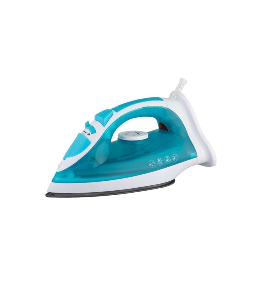 2200 W Dampfbügeleisen - Blau und Weiss