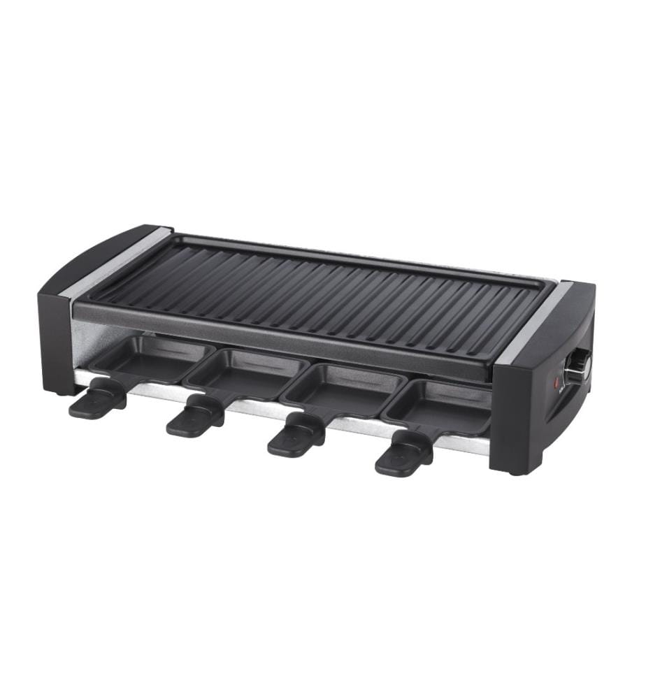 Raclette-Grill 8 Personen Antihaft-Platte: 38x19,5cm