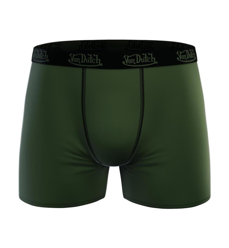 Lot de 6 Boxer - Noir/Blanc/Gris/Kaki