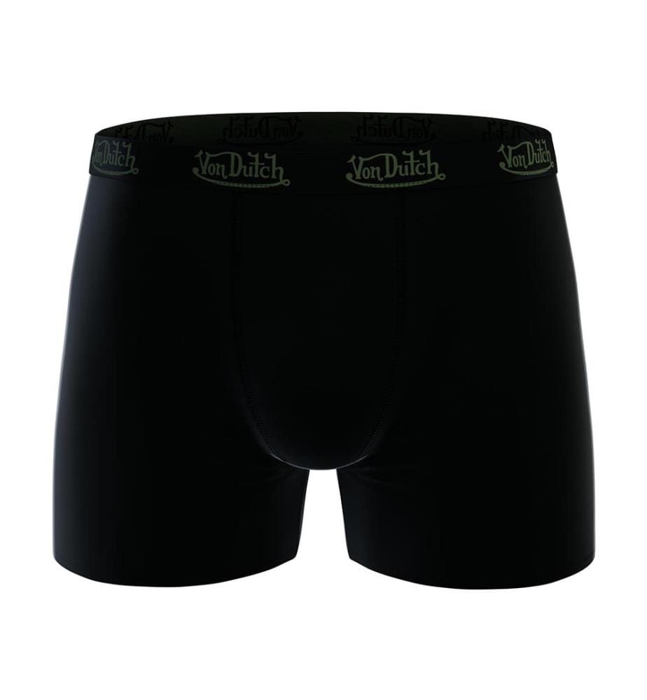 Lot de 6 Boxer - Noir/Blanc/Gris/Kaki