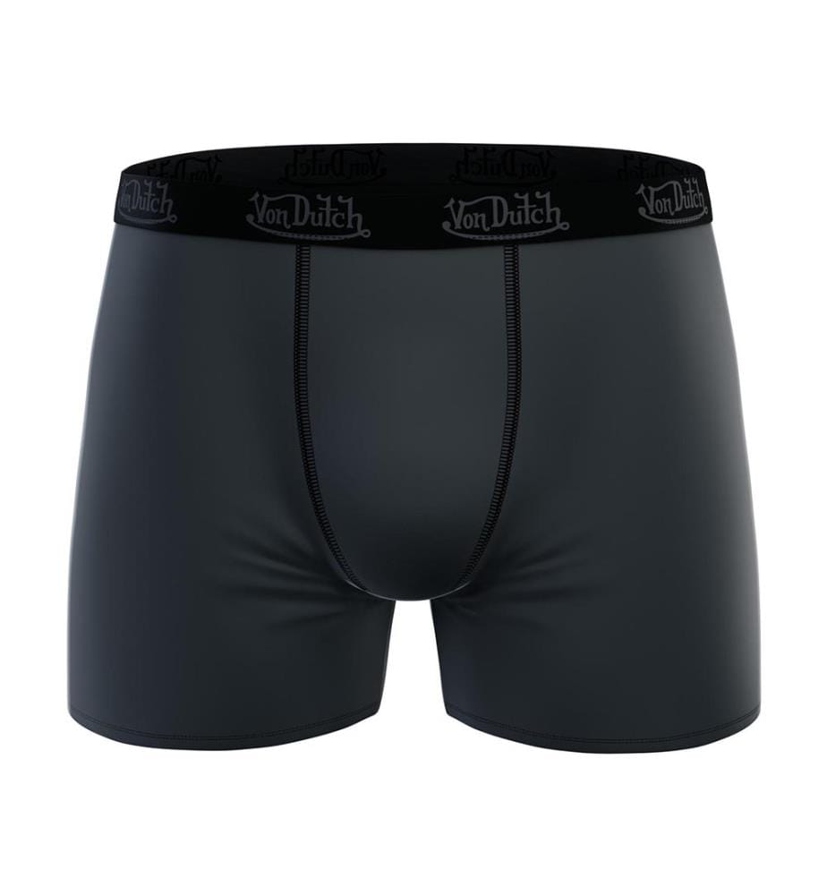 Lot de 6 Boxer - Noir/Blanc/Gris/Kaki