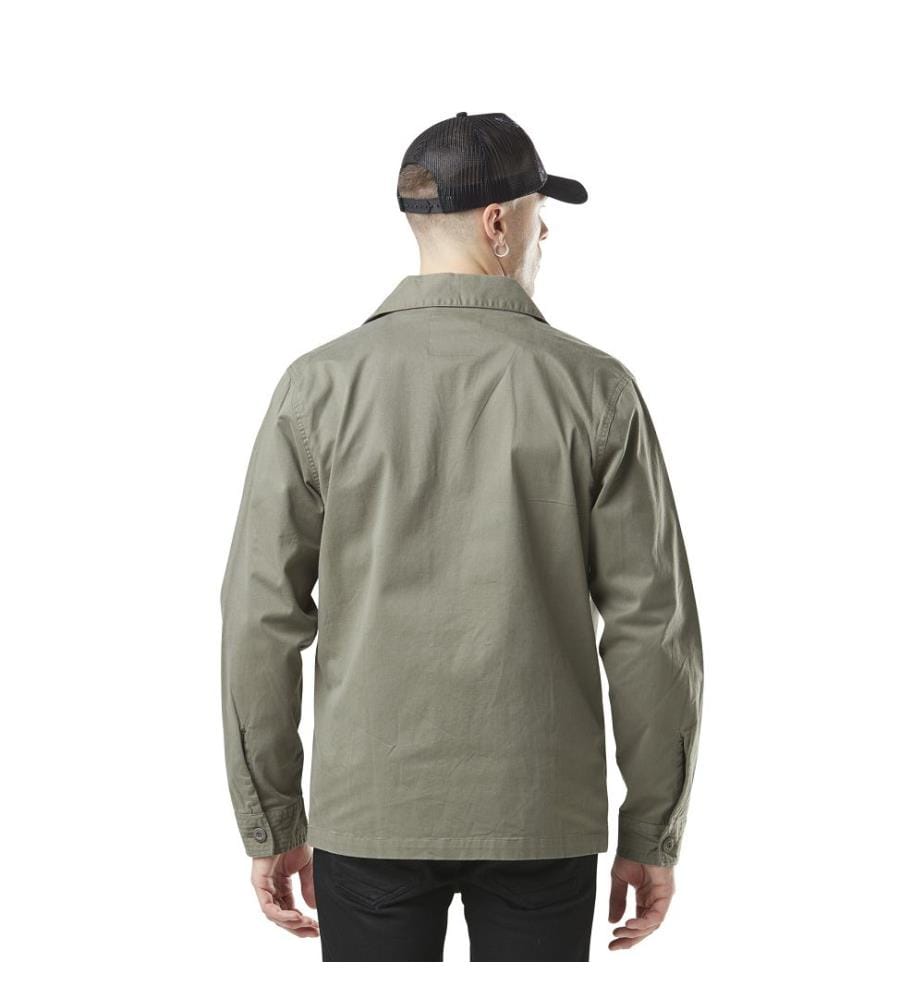 Army Twill Millitaire Jacket - Khaki