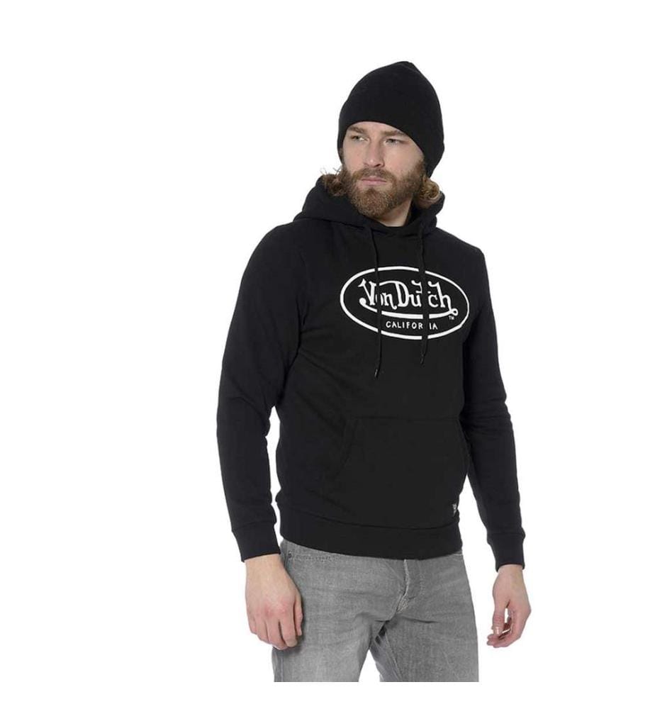 Brand Fleece Hoodie - Schwarz