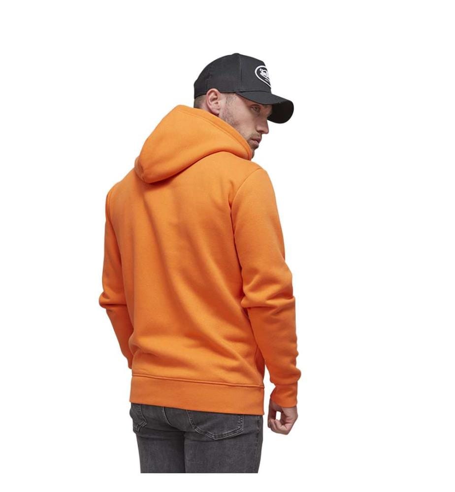 Slimane Zipper Hoodie aus Baumwolle - Orange