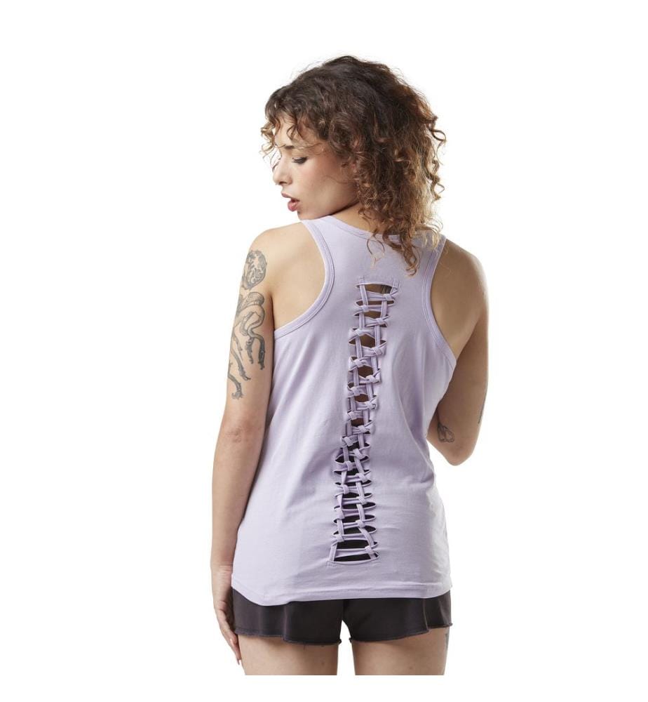 Tanktop - Violett und Schwarz