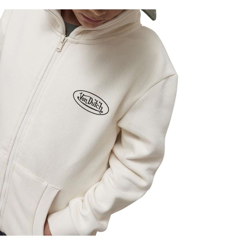 Sweatshirt - Beige und Schwarz