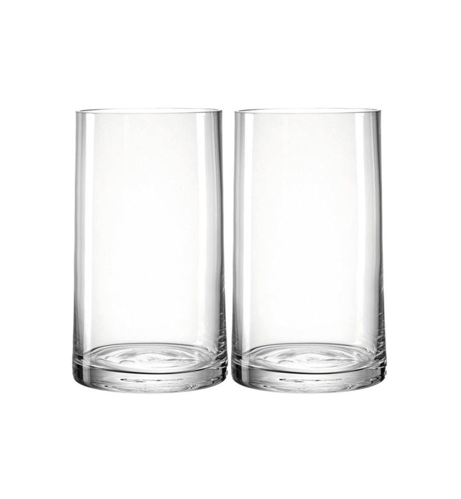 LEONARDO - Vase Novara 26 cm 2 Stück, Transparent