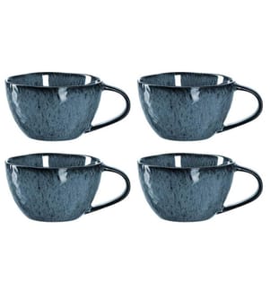 LEONARDO - Kaffeetasse Matera 290 ml, 4 Stück, Blau