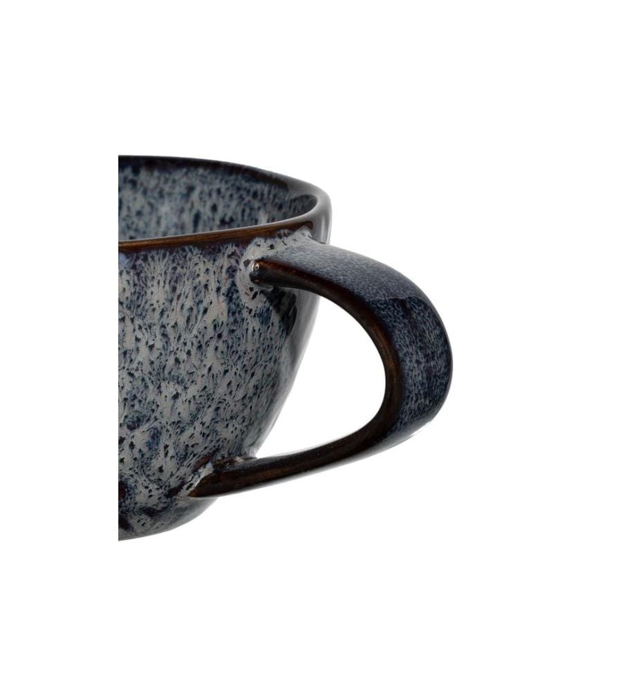 LEONARDO - Kaffeetasse Matera 290 ml, 4 Stück, Anthrazit