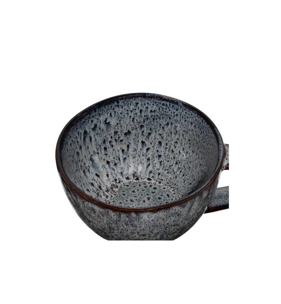 LEONARDO - Kaffeetasse Matera 290 ml, 4 Stück, Anthrazit
