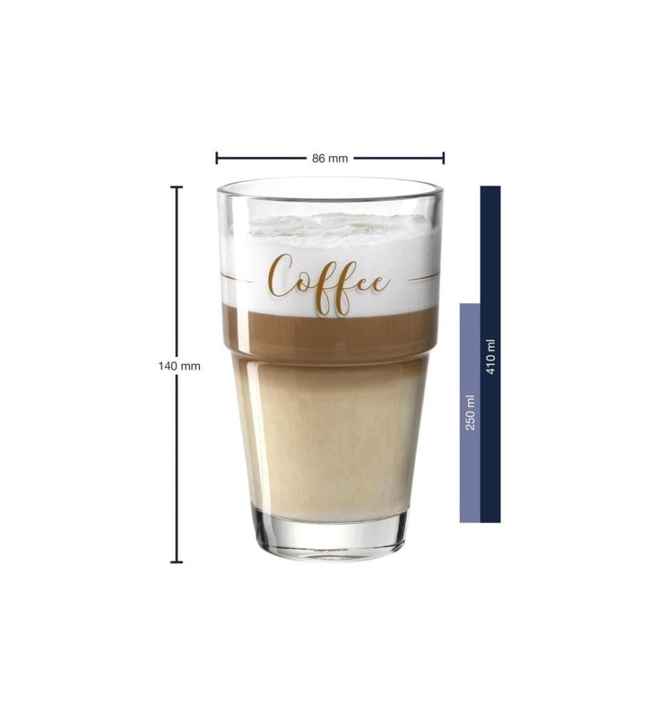 LEONARDO - Verre à latte macchiato Solo Coffee 410 ml