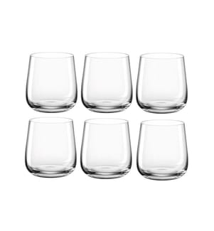 LEONARDO - Whiskyglas Brunelli 400 ml, 6 Stück, Transparent