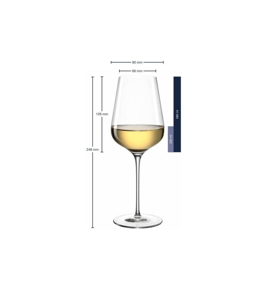 LEONARDO - Weissweinglas Brunelli 580 ml, 6 Stück, Transparent