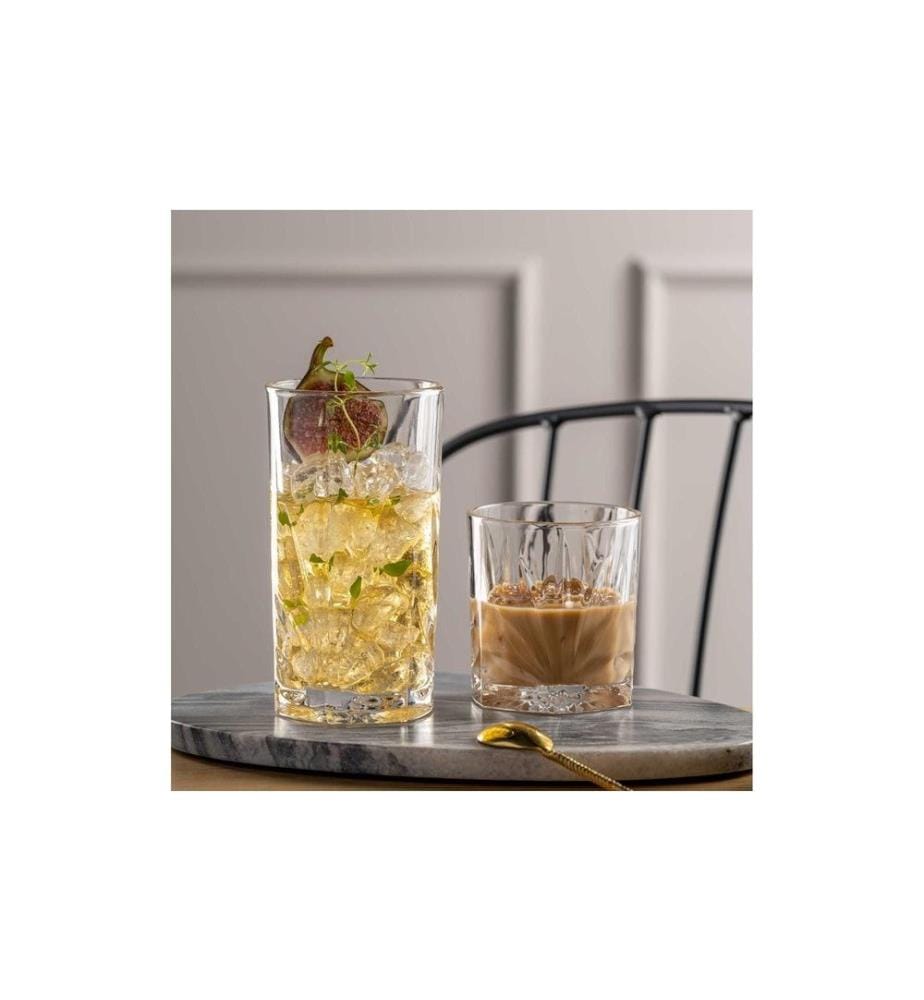 LEONARDO - Whiskyglas Capri 330 ml, 4 Stück, Transparent