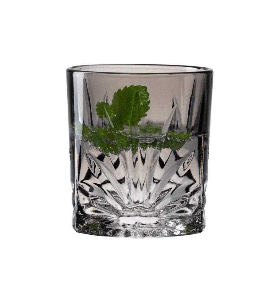 LEONARDO - Whiskyglas Capri 220 ml, 4 Stück, Grau