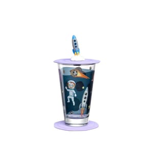 LEONARDO - Verre à boire pour enfants Avventura 300 ml, 3 pièces, univers