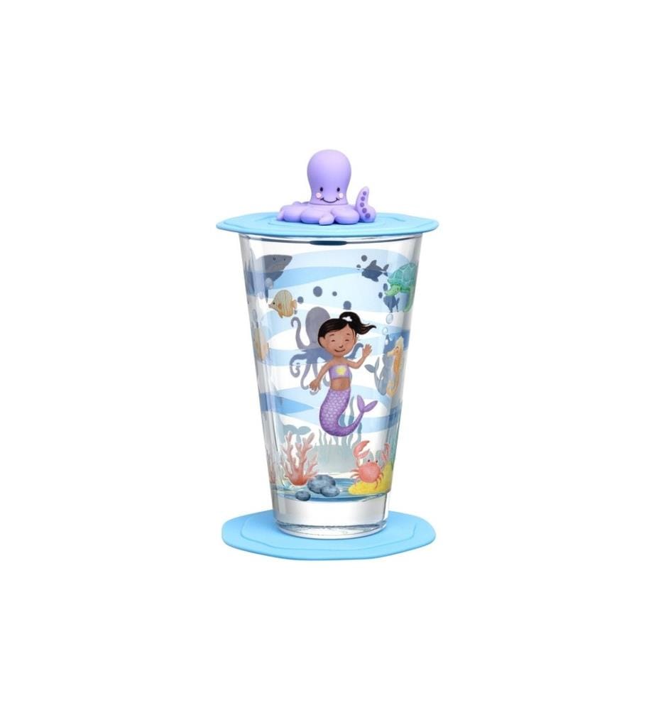 LEONARDO - Kindertrinkglas Avventura 300 ml, 3-teilig, Meer