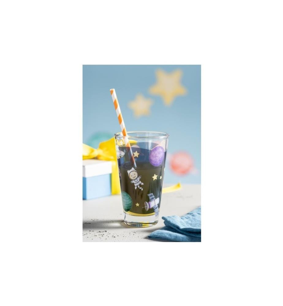 LEONARDO - Kindertrinkglas Avventura 300 ml, 6 Stück, Weltall