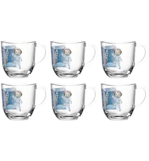 LEONARDO - Tasse pour enfants Avvenutura 280 ml, 6 pièces, Univers