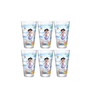 LEONARDO - Verre à boire pour enfants Avventura 300 ml, 6 pièces, Mer