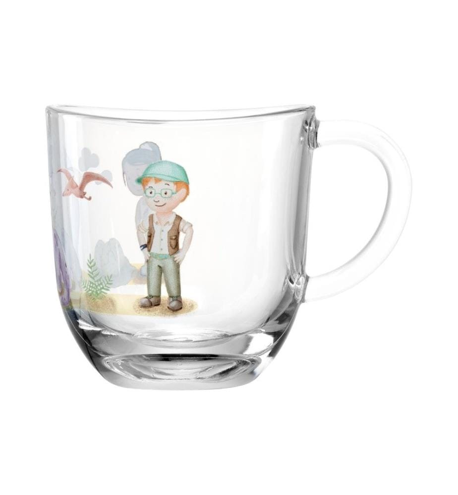 LEONARDO - Kindertasse Avvenutura 280 ml, 6 Stück, Dinosaurier