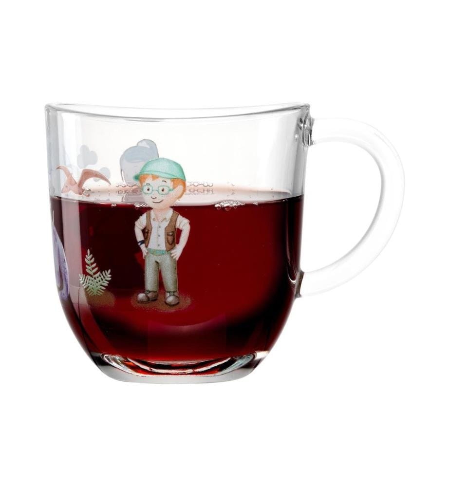 LEONARDO - Kindertasse Avvenutura 280 ml, 6 Stück, Dinosaurier