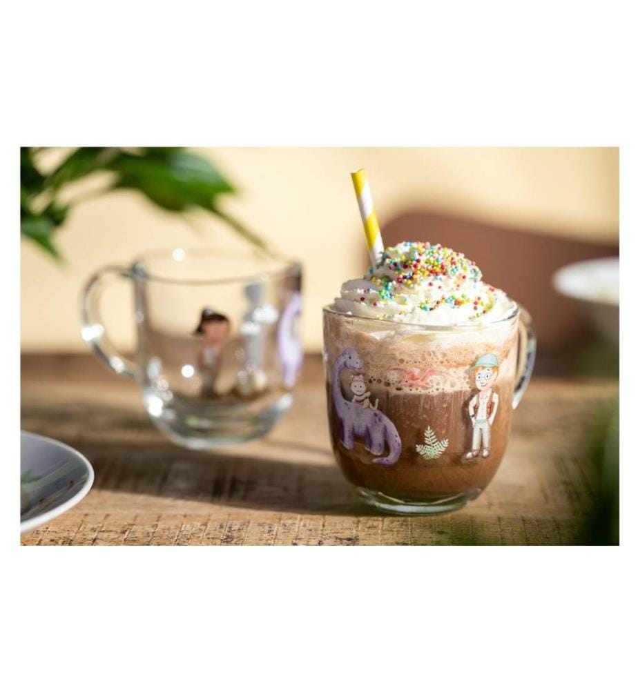 LEONARDO - Kindertasse Avvenutura 280 ml, 6 Stück, Dinosaurier