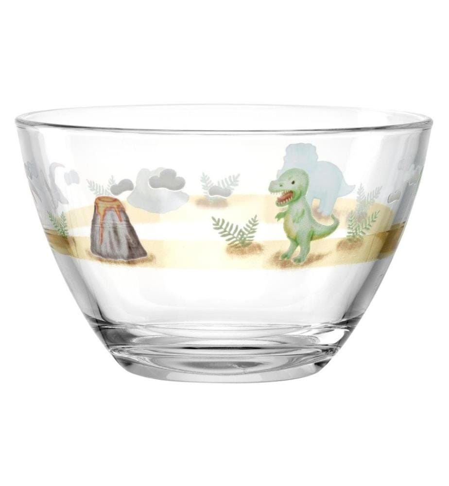 LEONARDO - Kinderschale Avventura 400 ml, 6 Stück, Dinosaurier