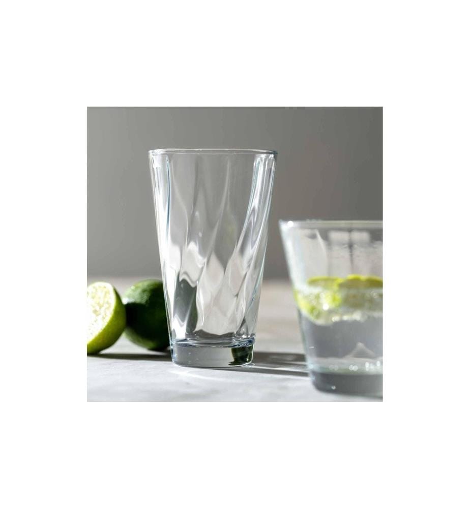 LEONARDO - Trinkglas Twist 515 ml, 1 Stück, Transparent
