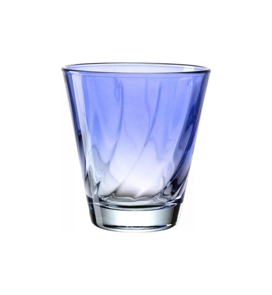 LEONARDO - Trinkglas Twist 215 ml, 4 Stück, Blau