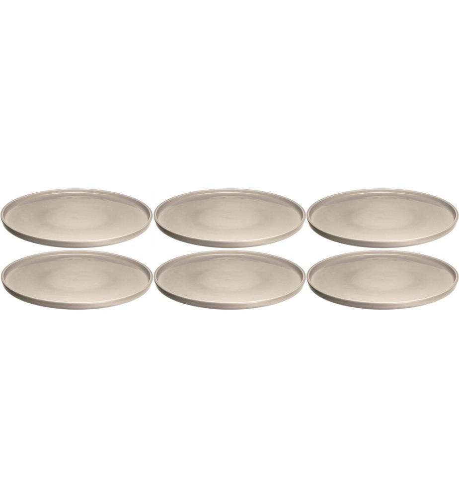 LEONARDO - Speiseteller Roma 6 Stück,Beige