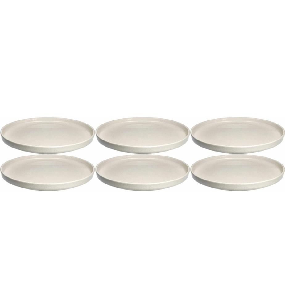 LEONARDO - Frühstücks- & Dessertteller Roma 6 Stück,Weiss