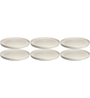 LEONARDO - Assiettes pour le petit-déjeuner et à dessert Roma 6 Pièce/s,Blanc