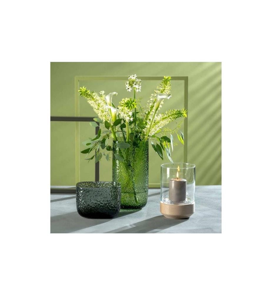 LEONARDO - Windlicht Legno Nature/Transparent