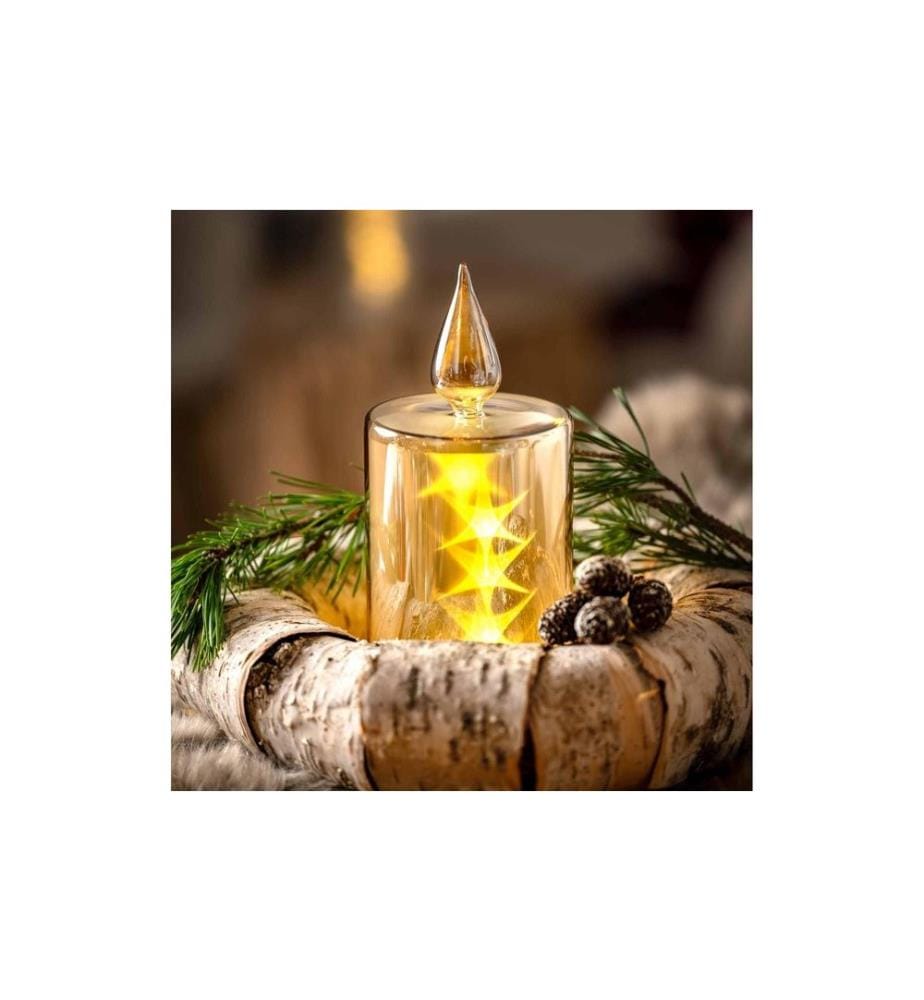 LEONARDO - Lumière décorative Capanna Magico 9 cm x 24 cm, Doré