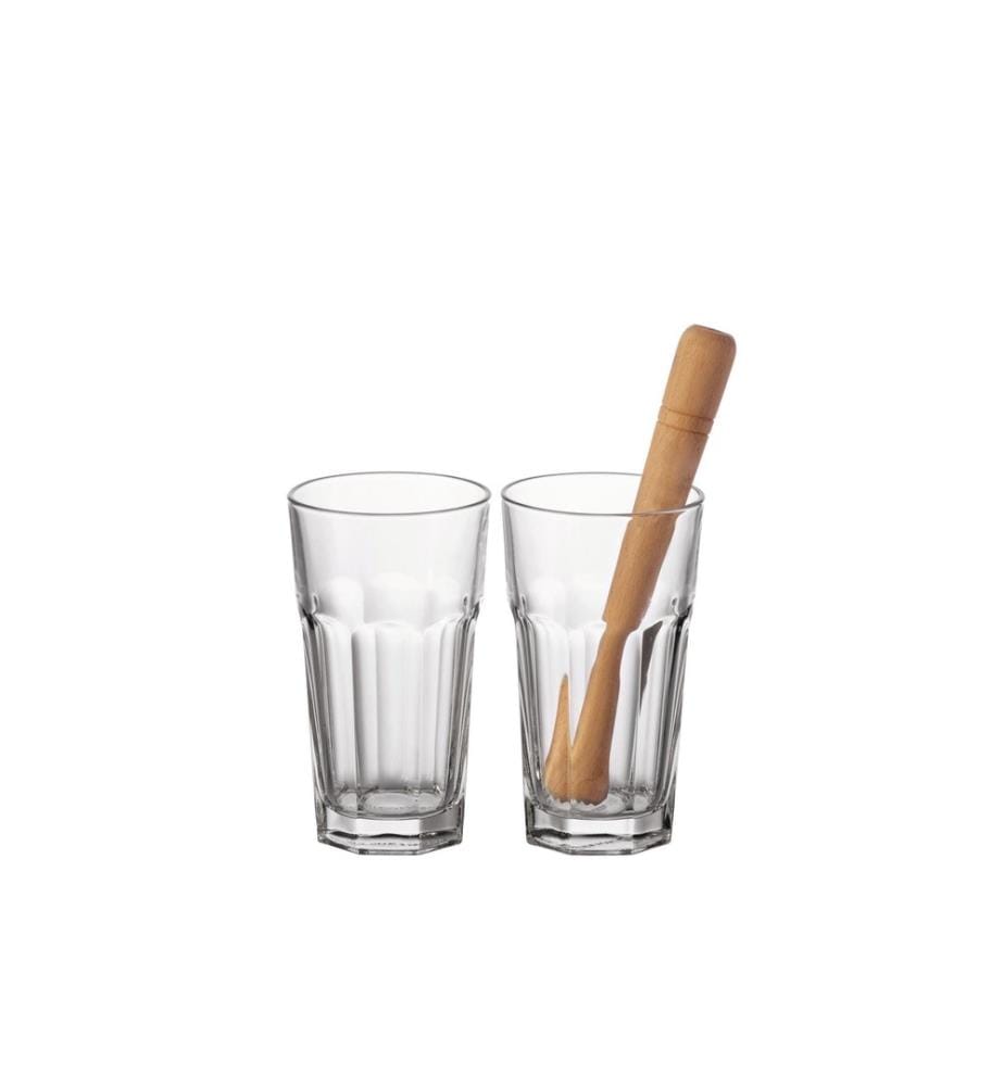 LEONARDO - Caipirinhaglas Rocks Bar 540 ml, 2 Stück, Transparent