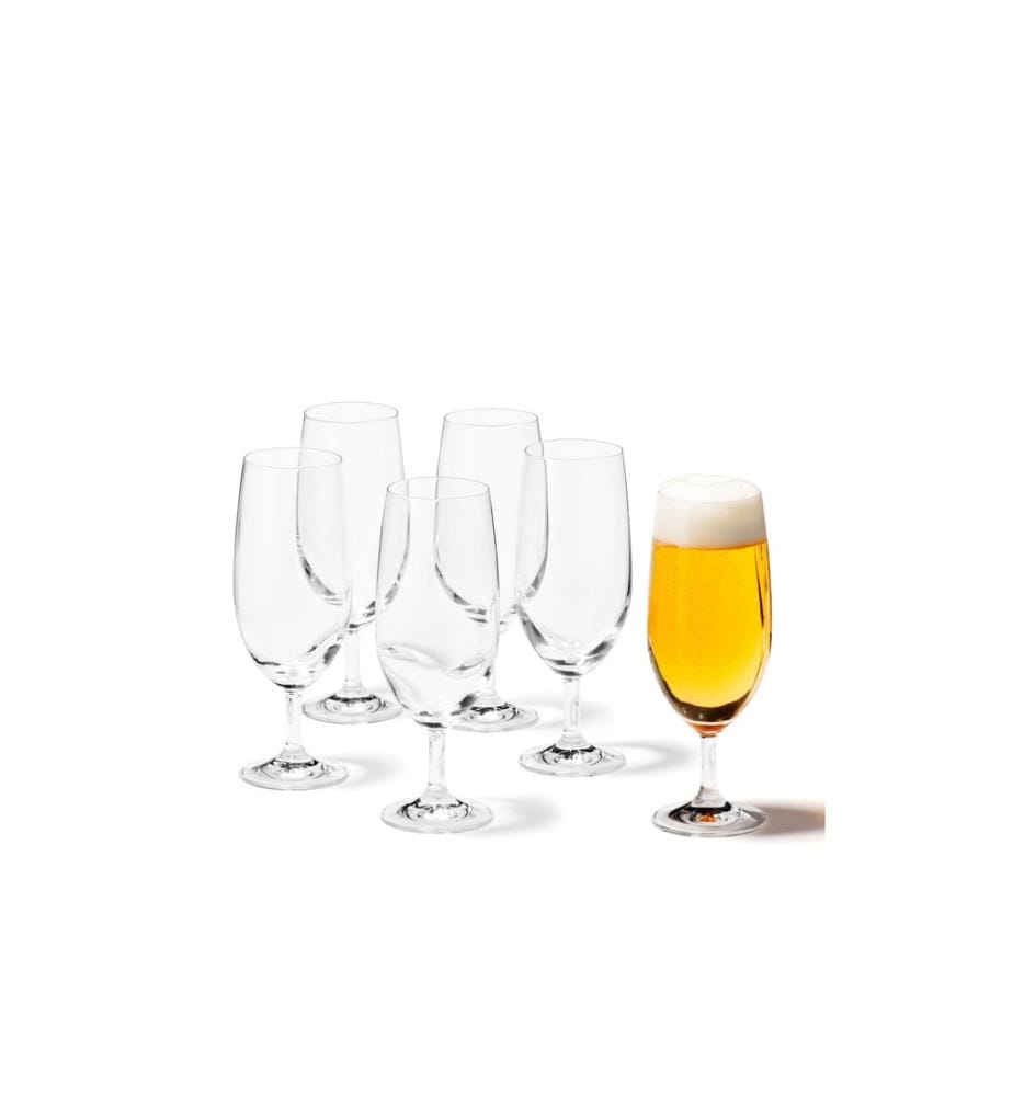LEONARDO - Bierglas Daily 280 ml, 6 Stück, Transparent