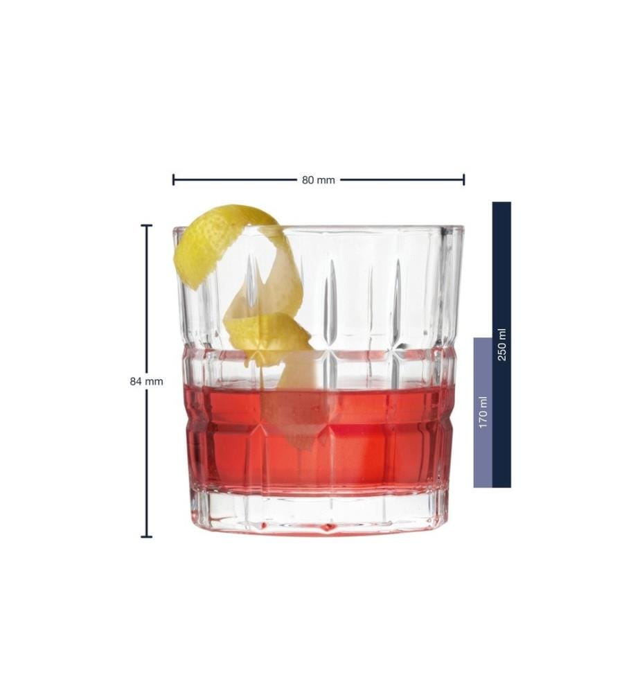 LEONARDO - Whiskyglas Spiritii 250 ml, 4 Stück, Transparent