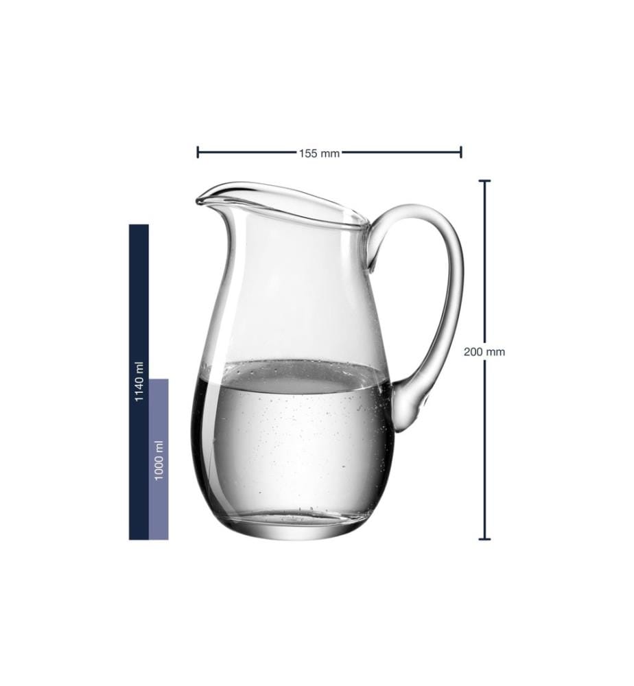 LEONARDO - Cruche Giardino 1 l, Transparent