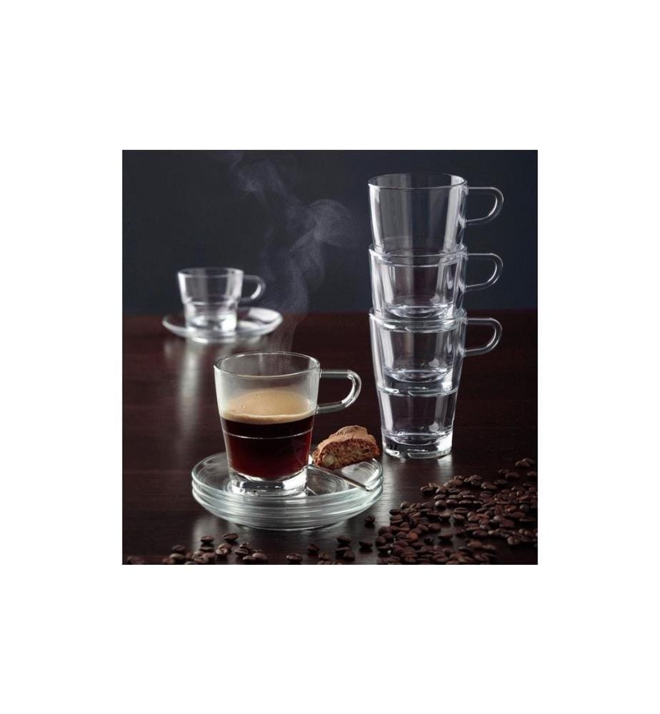 LEONARDO - Tasse à expresso Senso 70 ml, 6 Pièce/s, Transparent