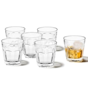 LEONARDO - Whiskyglas Rock 250 ml, 6 Stück, Transparent