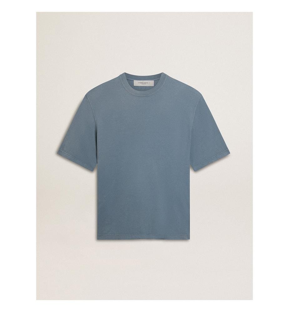 Maglietta con stampa inversa - Blu baby