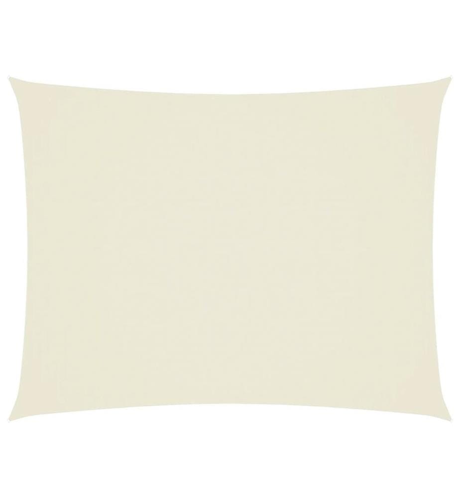 Voile de parasol tissu oxford rectangulaire 2x3 m crème