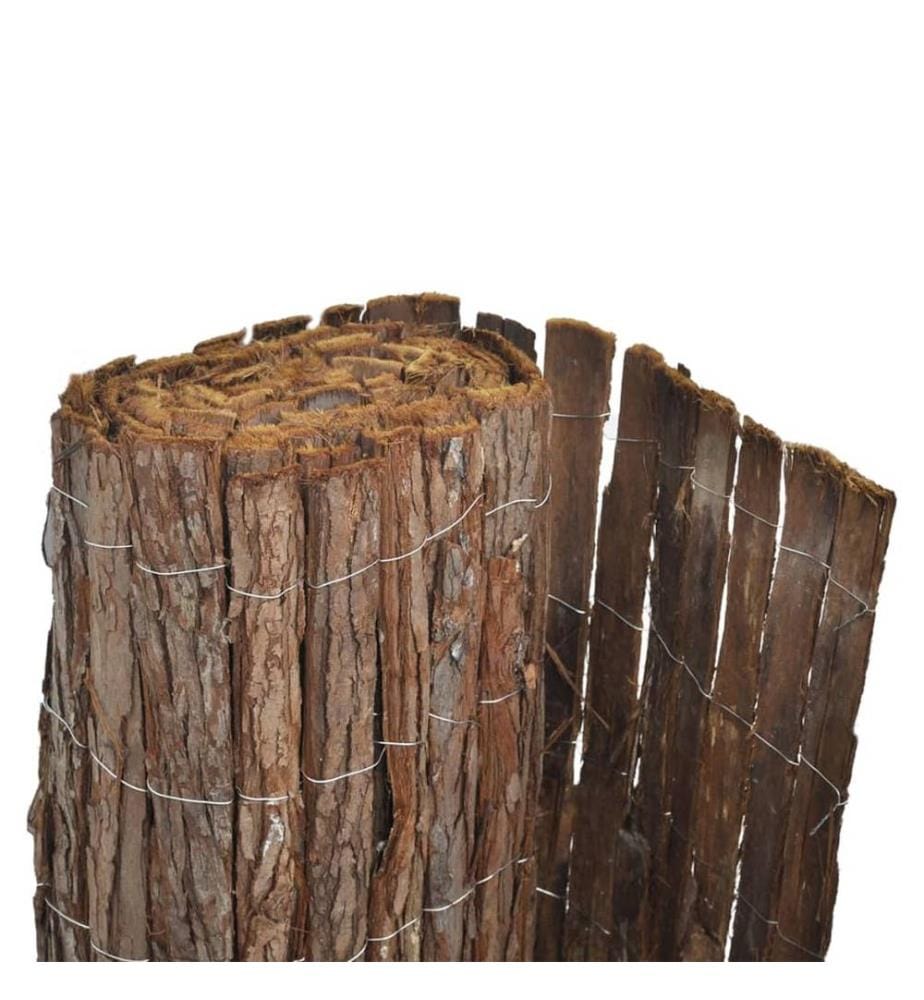Rindenzaun 400×100 cm