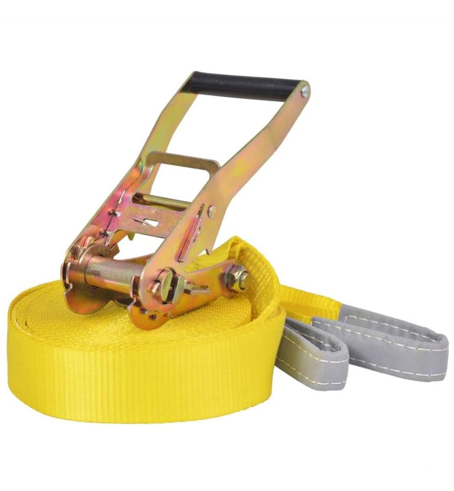 Slackline 15 m x 50 mm 150 kg Gelb