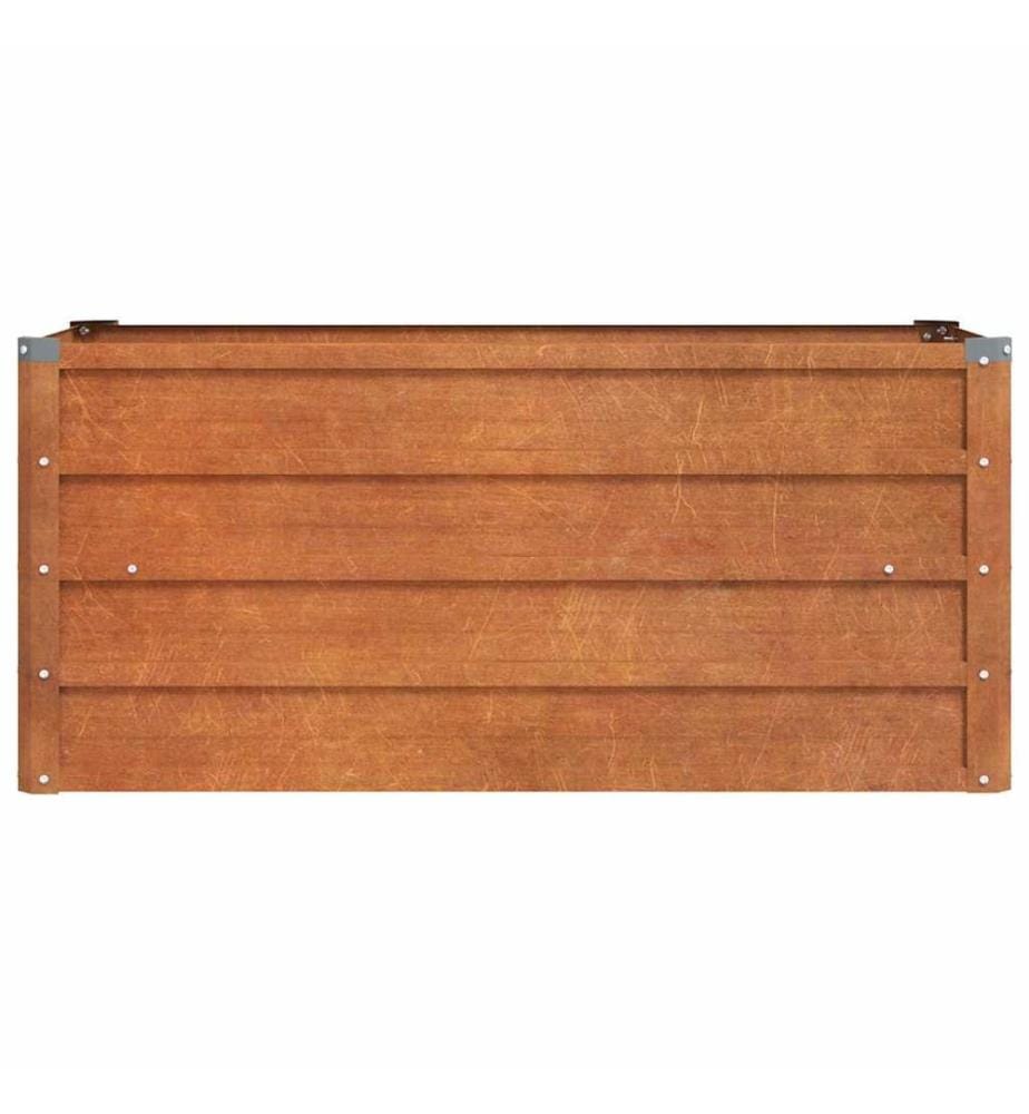 Hochbeet Rostig 100x40x45 cm Cortenstahl